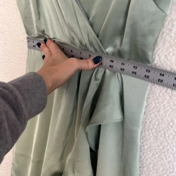 Lulu's Sage Green Maxi Dress - Picture 5 of 11